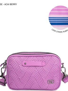 Lug Coupe SE 2 Convertible Crossbody Bag Acai Berry